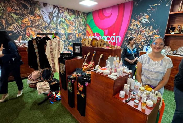 Michoacán lleva su riqueza productiva y artesanal a Punto México