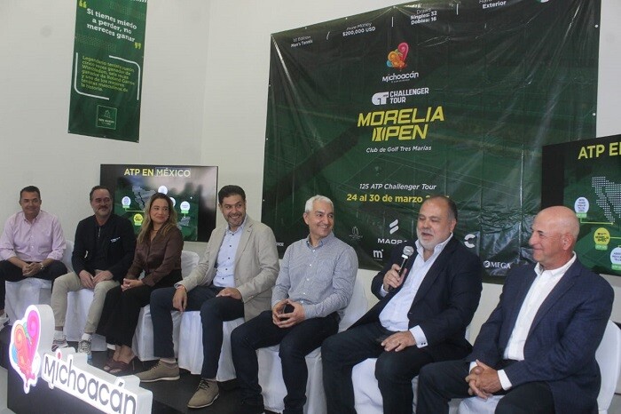 Michoacán, sede del torneo de tenis Morelia Open Challenger Tour; tenistas de talla internacional