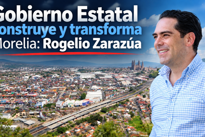 Michoacán transformó la movilidad en Morelia con 4 distribuidores viales: Rogelio Zarazúa