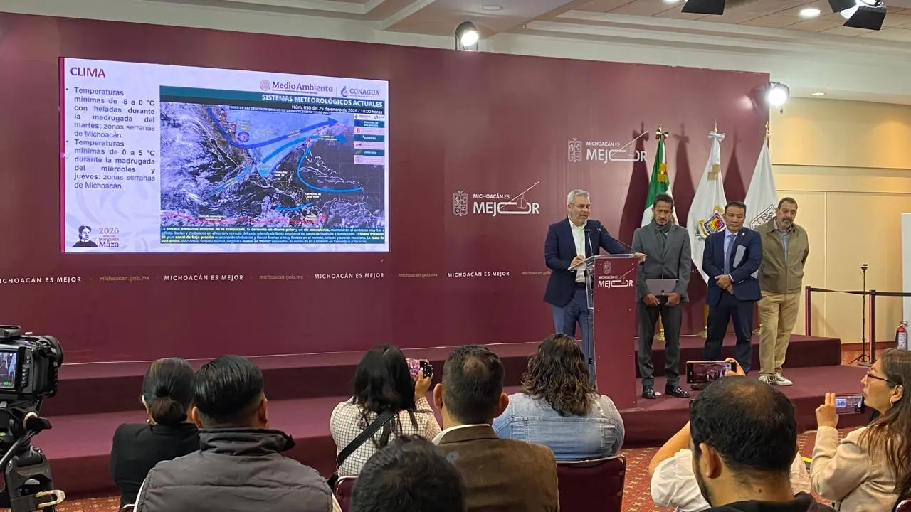 Miércoles y jueves con -5 grados en Michoacán