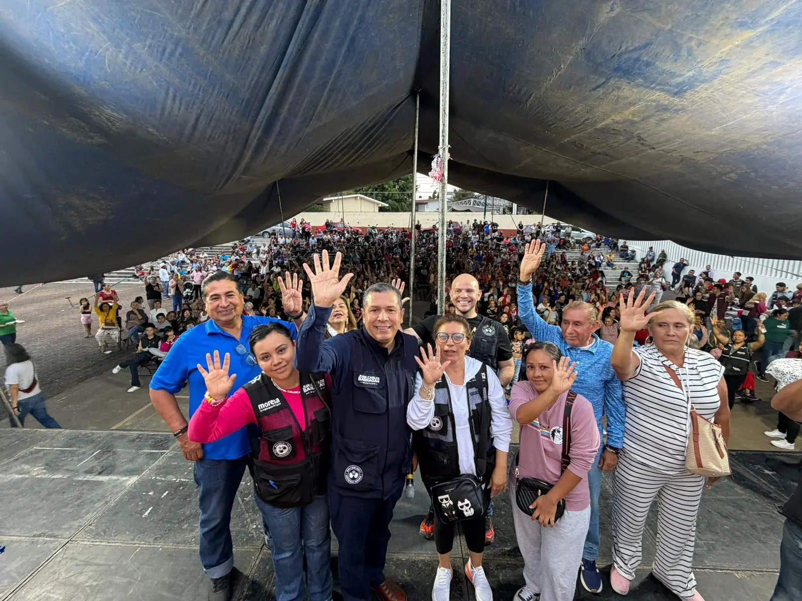 Miles de mamás celebran junto a Barragán en colonias de Morelia