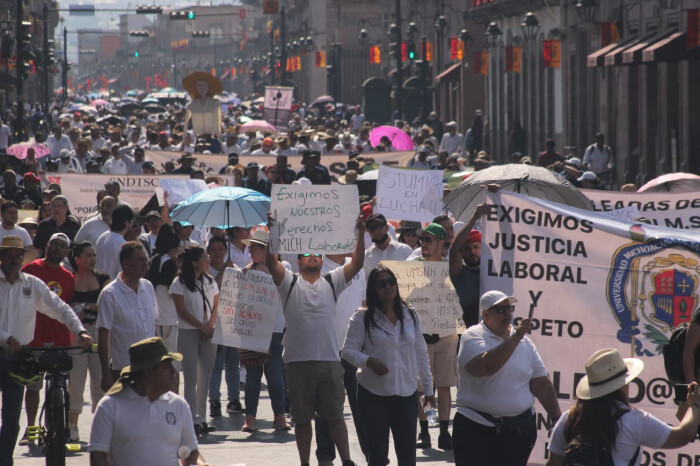 Miles de trabajadores se unen para exigir el cumplimiento de sus derechos laborales