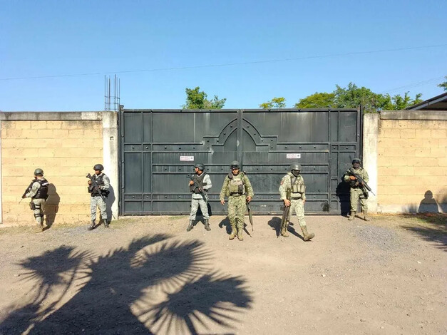 Militares inhabilitan taller de elaboración de explosivos, en el Mirador