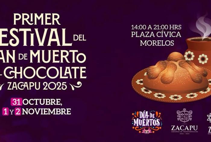 Mónica Valdez invita al Primer Festival del Pan de Muerto y el Chocolate Zacapu 2025