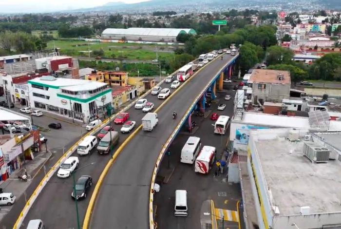 Morebús: Con cuidado, pilotaje en paso superior del tren en Tres Puentes