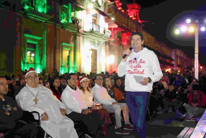 Morelia brilla más esta Navidad: Alfonso Martínez