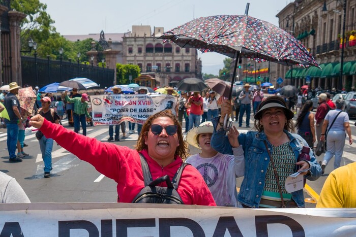 Morelia, entre marchas y reclamos