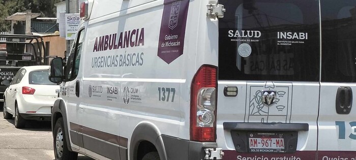 #Morelia | Hombre es agredido con un arma blanca en Villas del Pedregal 