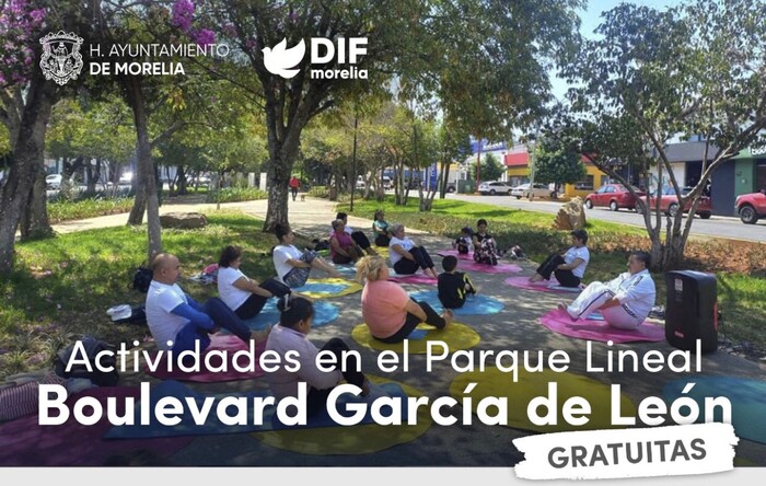 #Morelia | Invitan a jornada de actividades saludables y educativas en el Boulevard García de León