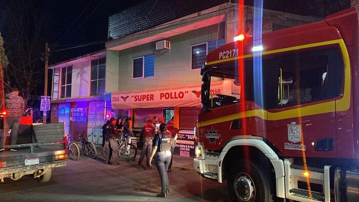 Morelia: Registran conato de incendio en rosticería de la colonia Agustín Arriaga Rivera