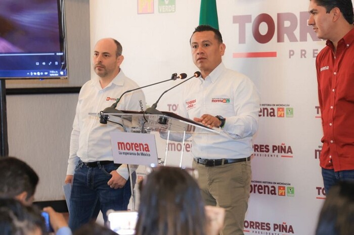 Morena en Charo, Tarímbaro y Morelia trabajará proyectos en conjunto: Torres Piña