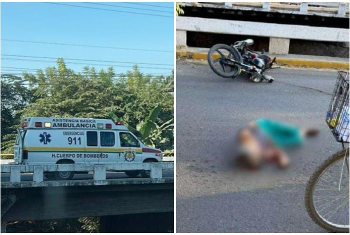 Motociclista arrolla a mujer de la tercera edad; fallece en hospital de Apatzingán por la gravedad de sus lesiones
