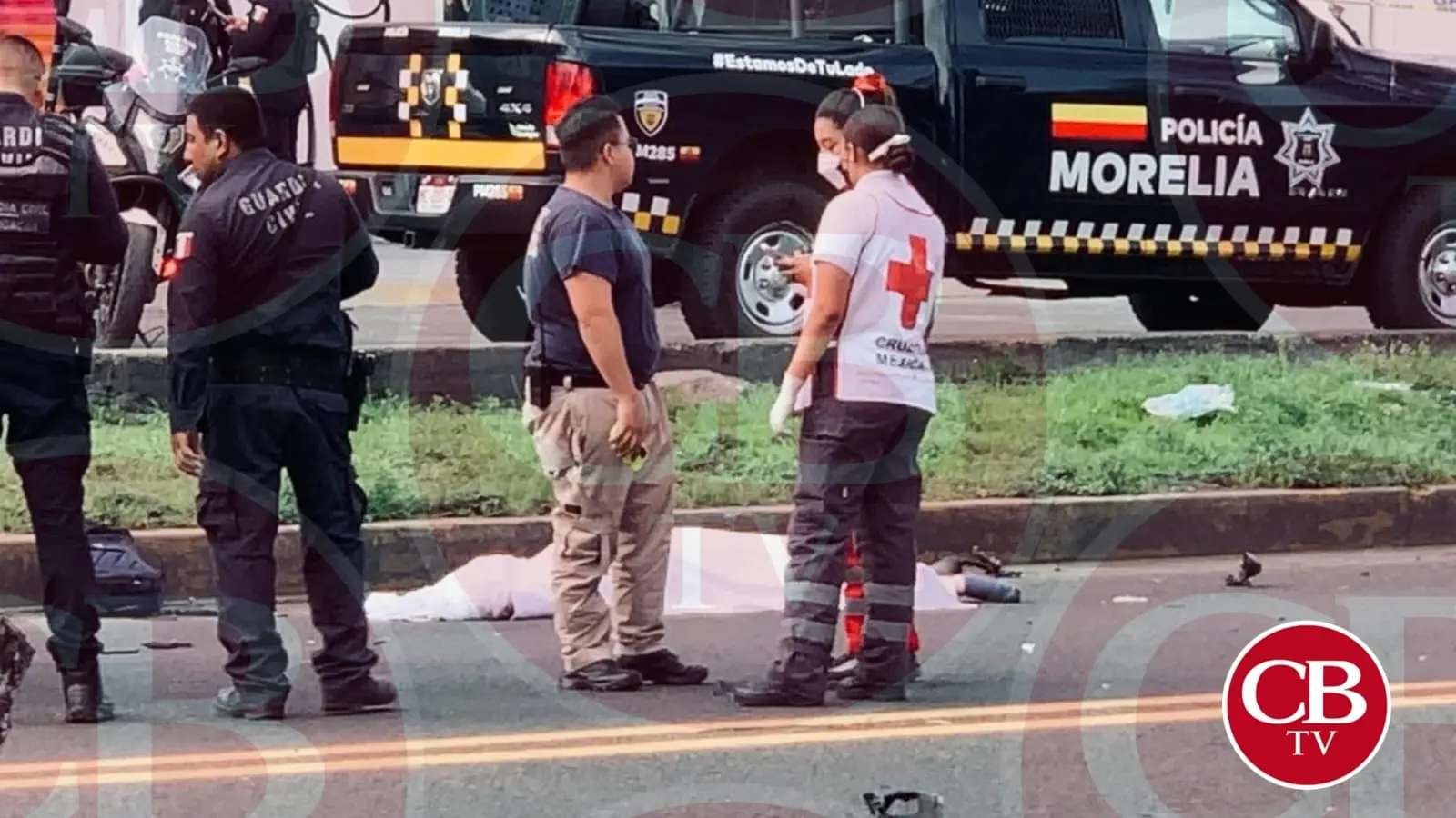 Motociclista mata a peatón al poniente de Morelia