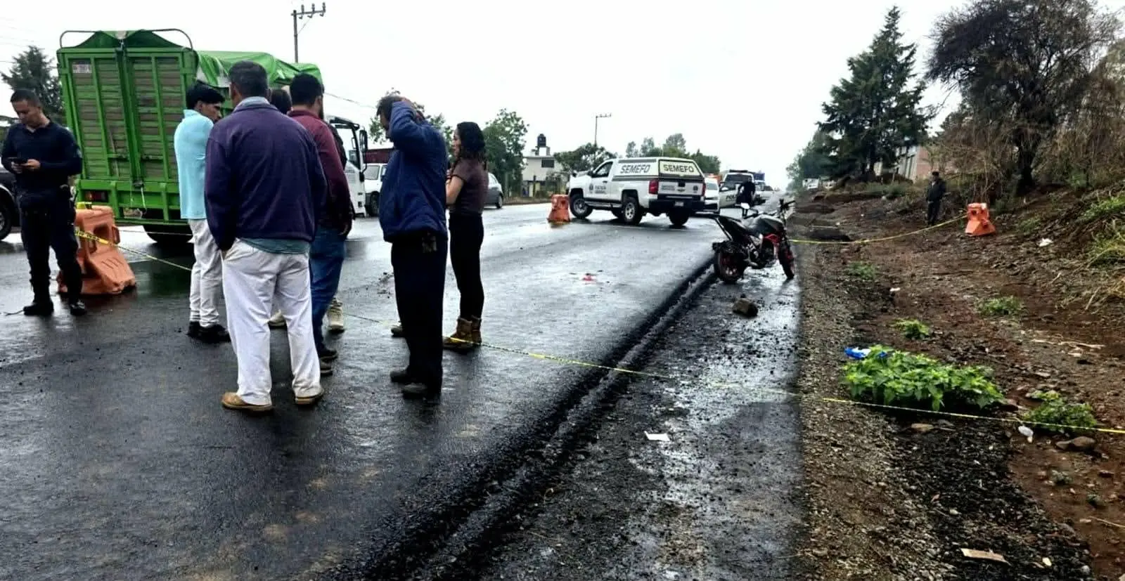 Muere motociclista en accidente en la carretera Zitácuaro-Morelia