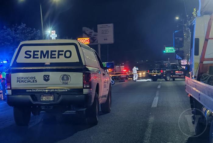 Muere motociclista tras accidente en la avenida Madero Poniente de Morelia