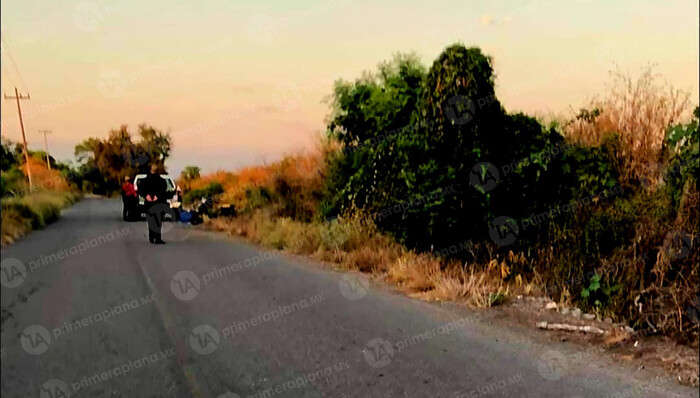 Muere motociclista tras derrapar en carretera de Parácuaro