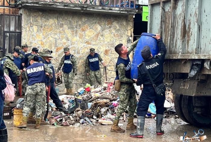 Muertes por lluvias en México ascienden a 76; 39 desaparecidos
