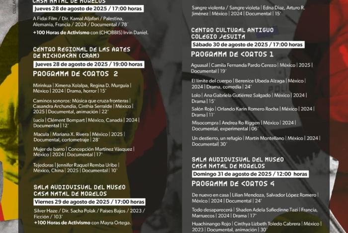 Muestra de cine MICGénero regresa a Michoacán para transformar miradas