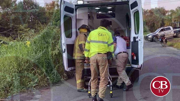 Mujer cae a barranco con su bicicleta en los Filtros Viejos