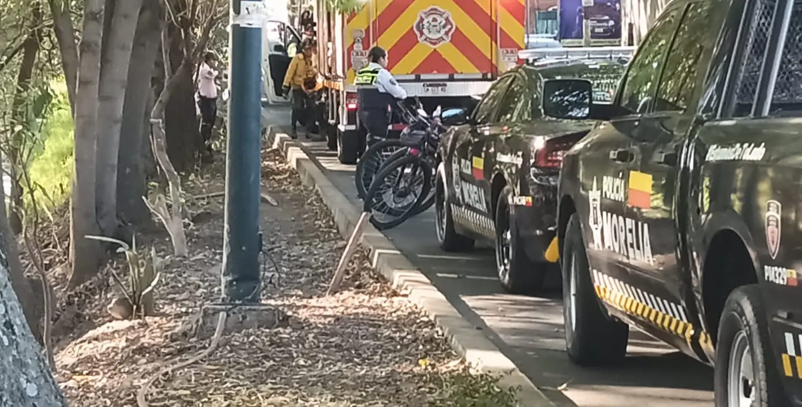 Mujer de 72 años cae al Río Grande y es rescatada por policías y bomberos en Morelia