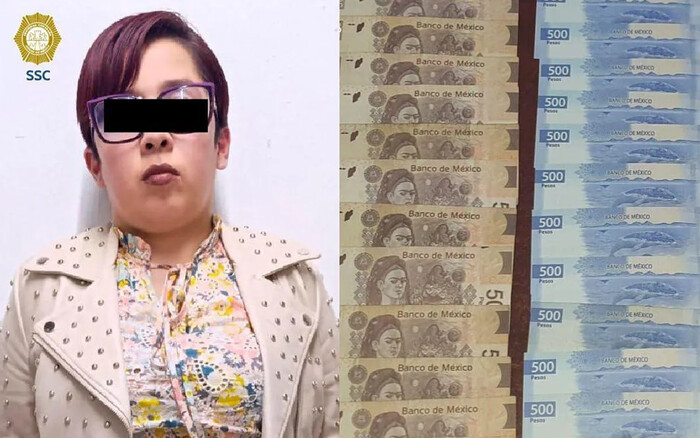 Mujer detenida por extorsión de adultos mayores con pensiones