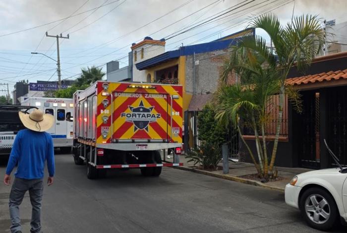 Mujer lesi0nada en inc3ndio de vivienda, en Zamora