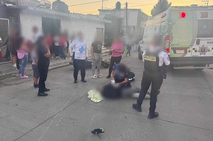 Niño ciclista grave tras ser atropellado por motociclista de 12 años en Morelia