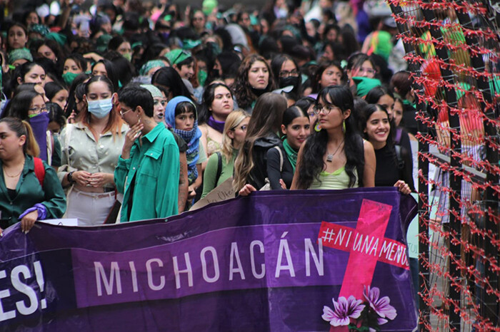 No solo en Morelia, en más municipios se confirman marchas feministas por el 8M