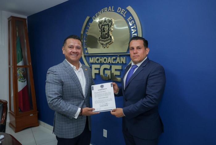 Nombra Torres Piña a José Antonio Cruz como nuevo Fiscal Coordinador de la FGE