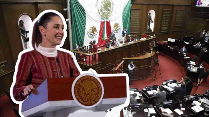 Nombre de Claudia Sheinbaum será inscrito en muro del Congreso del Estado de Michoacán