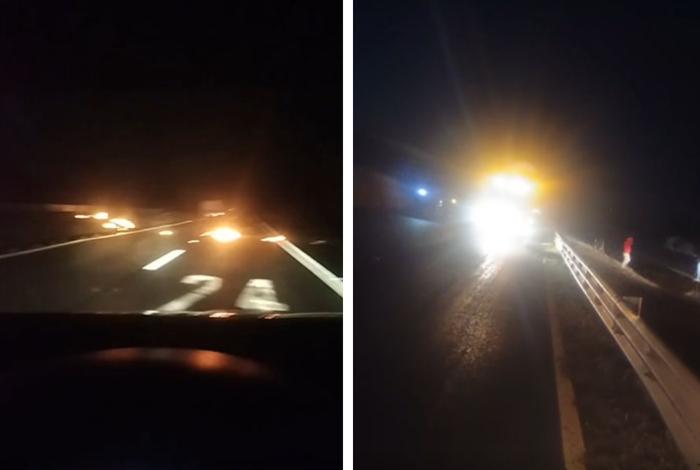 Normalistas de Tiripetío realizan actos vandálicos en la Morelia-Pátzcuaro