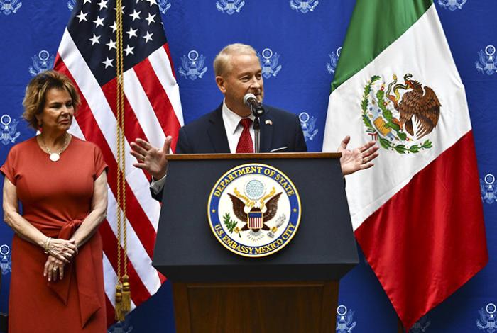 Nuevo embajador de EUA llama a México a enfrentar juntos las amenazas compartidas