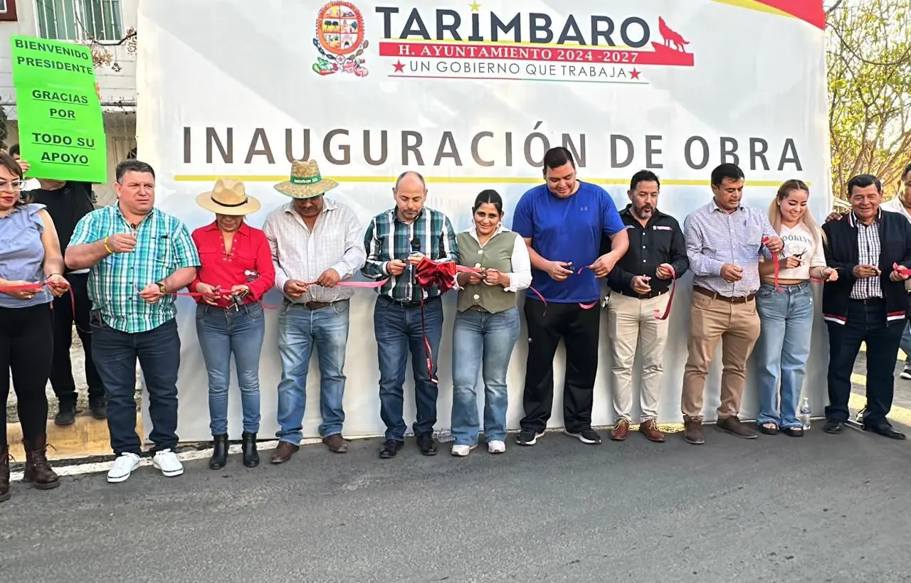 Obras viales, prioridad para el Gobierno de Tarímbaro: Eric Gaona