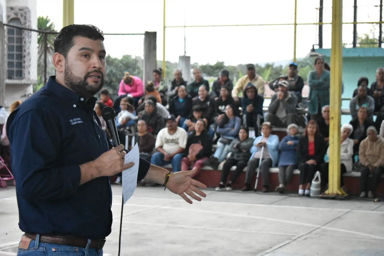 Octavio Ocampo toma protesta al nuevo Comité Ejecutivo Municipal del PRD en Villa Jiménez