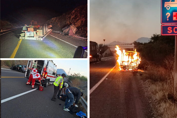 Ocurren al menos 3 accidentes en distintos puntos de la autopista Siglo XXI