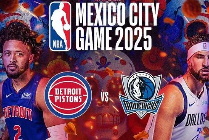 Oficial: La NBA vuelve a México con el duelo entre Detroit Pistons vs Dallas Mavericks