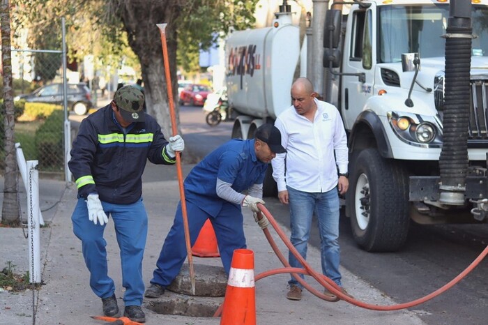 OOAPAS realiza obras por todo Morelia para la mejora de la infraestructura hidráulica