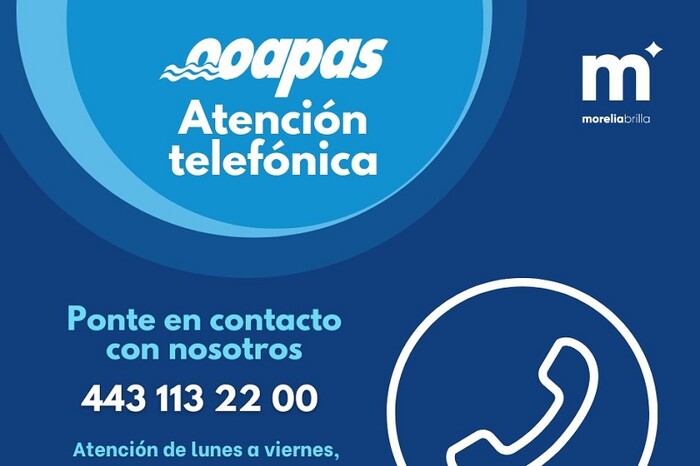 OOAPAS restablece su número oficial de atención telefónica