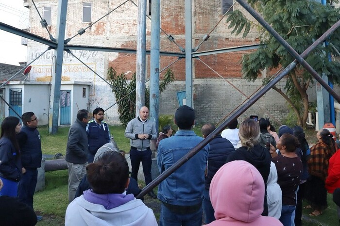 OOAPAS se reunió con habitantes de la colonia Primo Tapia