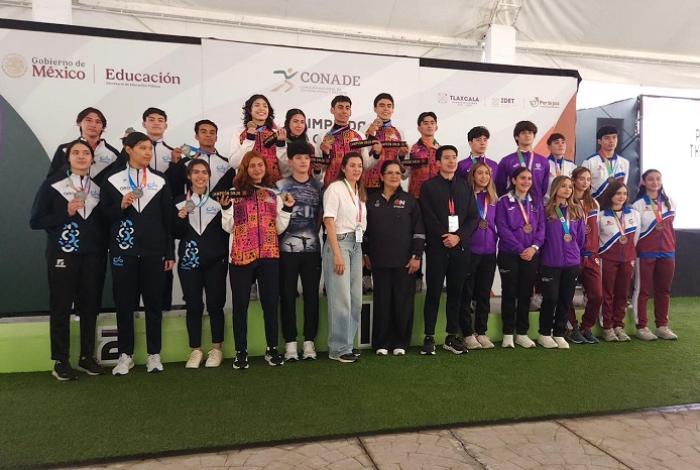 Oro para Michoacán en taekwondo en la Olimpiada Nacional; sumó 8 preseas doradas