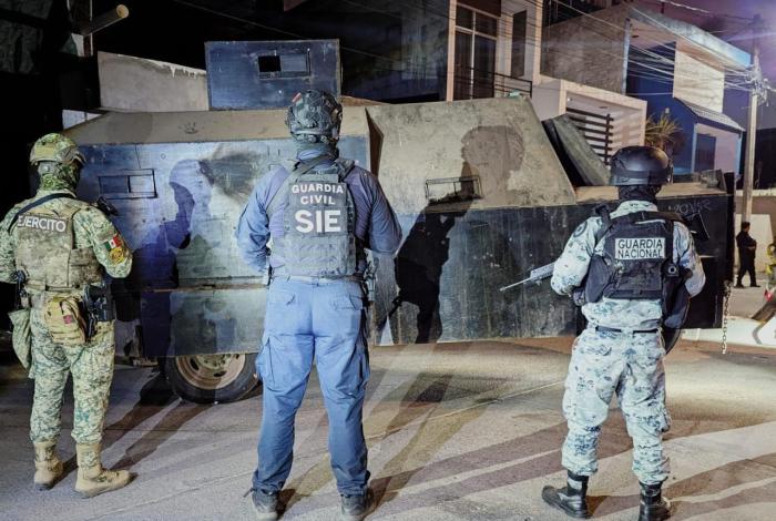 Otro golpe con Plan Paricutín, aseguran vehículos blindados en Los Reyes