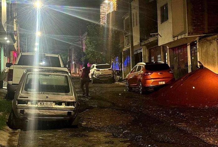 Padre e hijo son baleados en domicilio del Mirador de las Monarcas, Tarímbaro