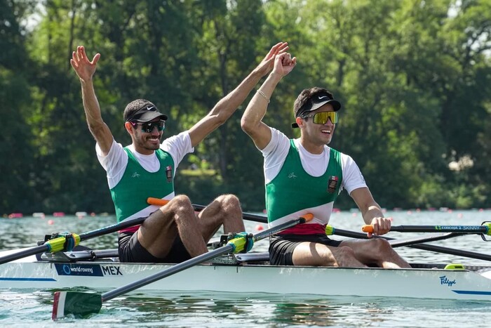 #París2024 | Alexis López y Miguel Carballo se despiden imponiendo nueva marca olímpica para México en Remo