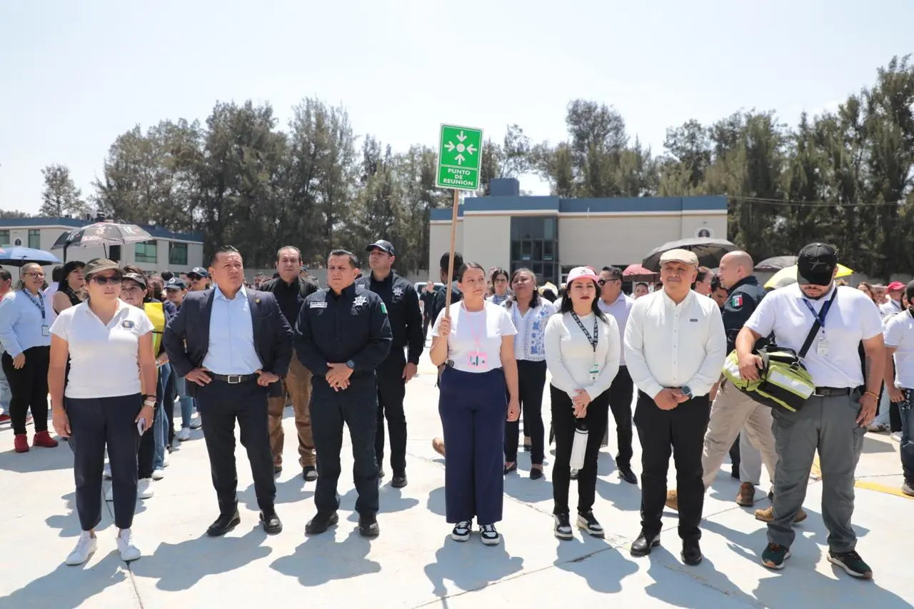 Participa FGE Michoacán en el Primer Simulacro Nacional 2026 con más de 2 mil personas
