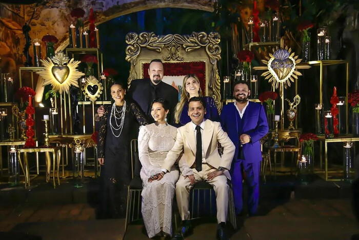 Pepe Aguilar habla sobre la rápida boda de Ángela y Christian Nodal