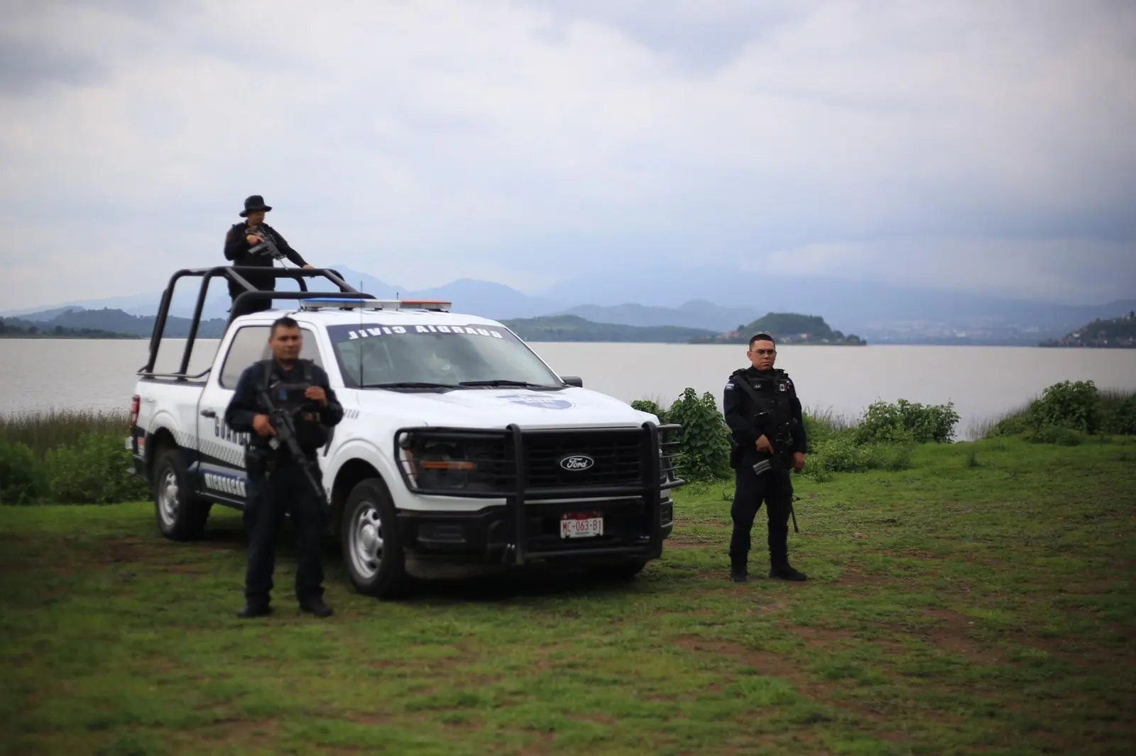 Permanentes los patrullajes terrestres, aéreos y acuáticos en lago de Pátzcuaro: SSP