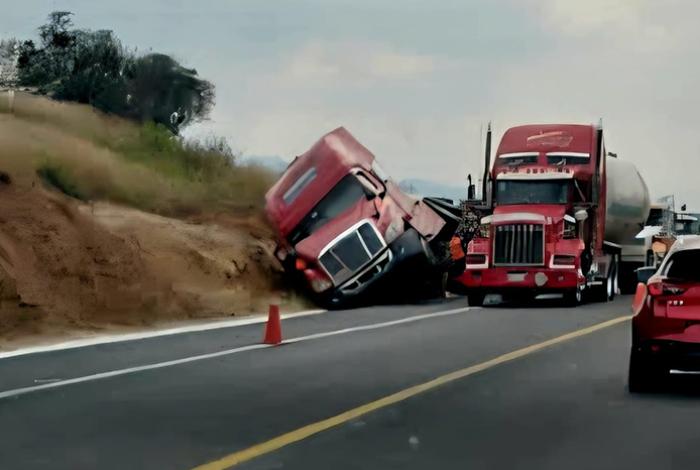 Pipa que trasladaba amoniaco se accidenta en la autopista Pátzcuaro-Copándaro