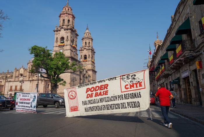 Plantón de Poder de Base sumará más de dos mil docentes