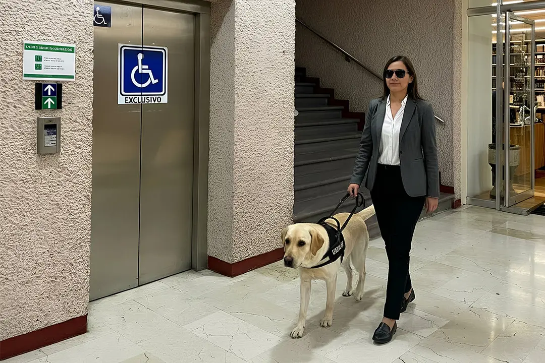 Poder Judicial abre sus puertas a animales de servicio, asistencia y/o terapia que acompañen a personas con discapacidad