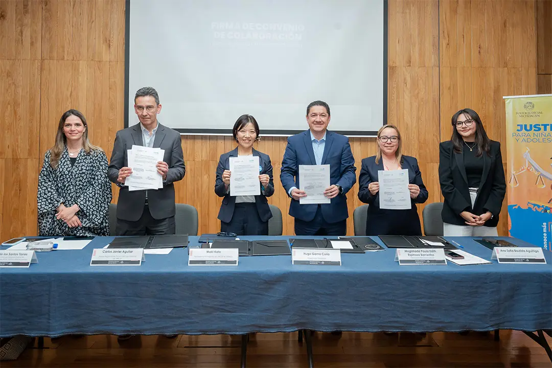 Poder Judicial de Michoacán consolida derechos a favor de la niñez con firma de convenio con UNICEF